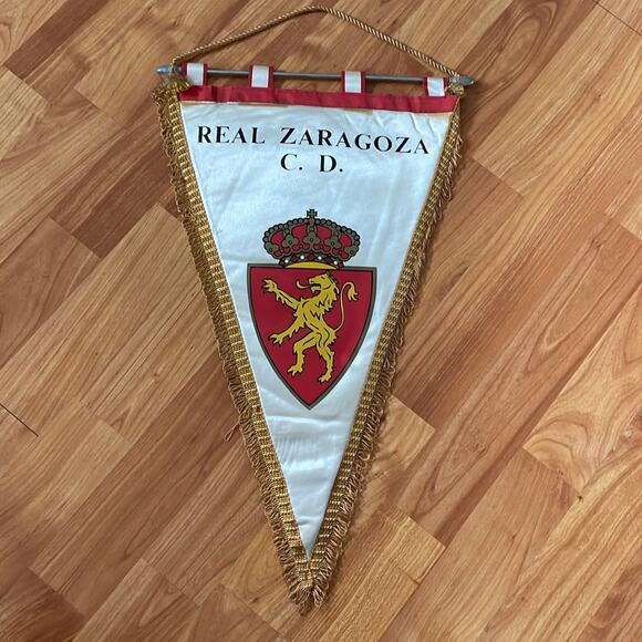 Vintage Real Zaragoza C.D Banner‎ - Picture 1 of 2